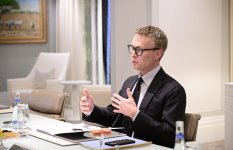 Heydər Əliyev Fondunun vitse-prezidenti Leyla Əliyeva ÜST-nin Avropa üzrə Regional Ofisinin xüsusi nümayəndəsi ilə görüşüb (FOTO)