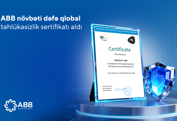 ABB növbəti dəfə yüksək təhlükəsizlik sertifikatı aldı!