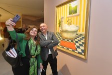 Perulu rəssam Sol Alexonun alpakaları Bakıda Heydər Əliyev Mərkəzində (FOTO/VİDEO)