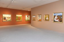 Perulu rəssam Sol Alexonun alpakaları Bakıda Heydər Əliyev Mərkəzində (FOTO/VİDEO)