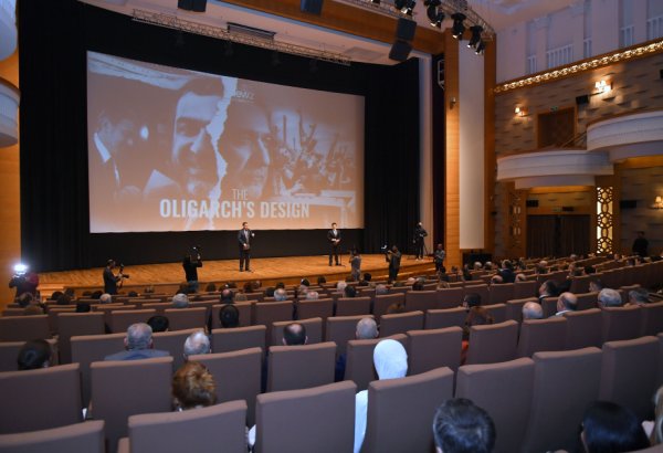 “The Oligarch’s Design” sənədli filmi təqdim edilib