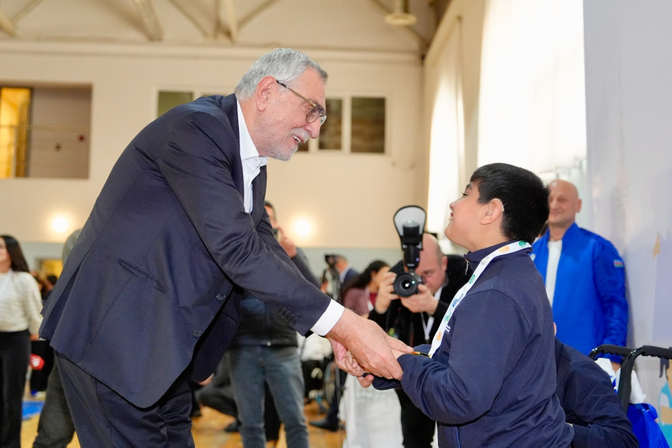 Sumqayıtda Uşaq Paralimpiya Oyunları keçirilib (VİDEO)