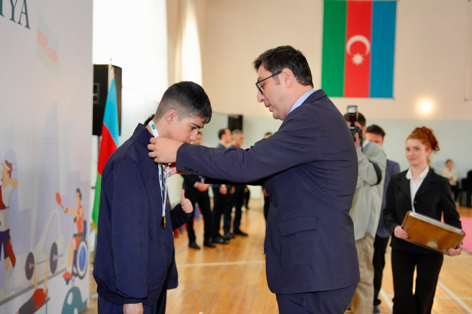 Sumqayıtda Uşaq Paralimpiya Oyunları keçirilib (VİDEO)