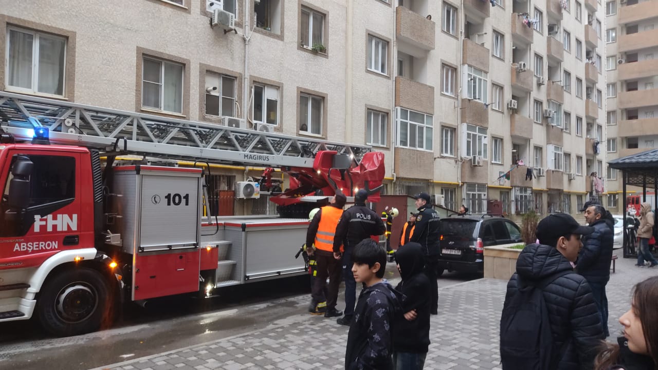 Xırdalanda yanğın baş verib (FOTO)