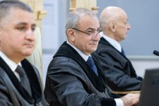 Ermənistan vətəndaşlarının məhkəməsi təqsirləndirilən şəxslərin son söz çıxışları ilə davam etdirilib (FOTO)