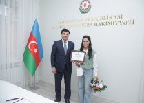 Xaçmazda beynəlxalq idman yarışlarında uğur qazanmış idmançılar və onların məşqçiləri təltif olunublar (FOTO)