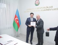 Xaçmazda beynəlxalq idman yarışlarında uğur qazanmış idmançılar və onların məşqçiləri təltif olunublar (FOTO)