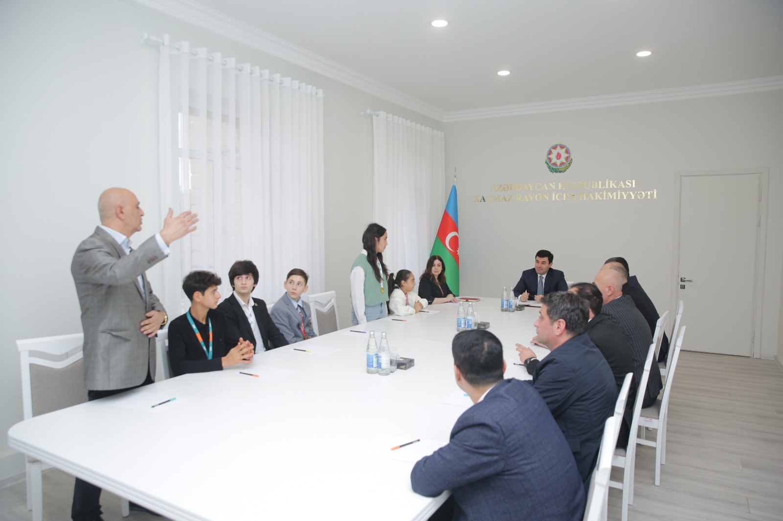 Xaçmazda beynəlxalq idman yarışlarında uğur qazanmış idmançılar və onların məşqçiləri təltif olunublar (FOTO)