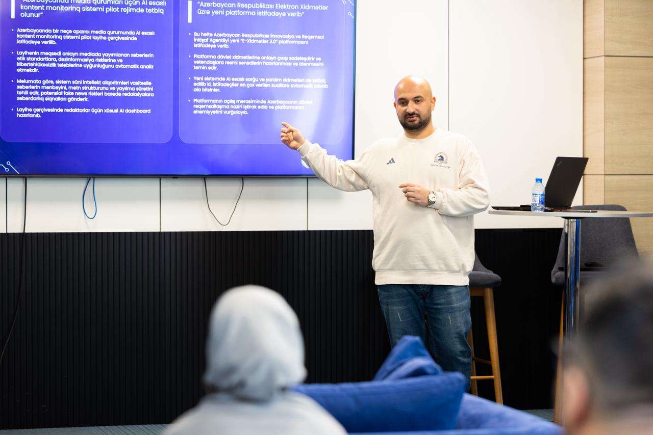 Azərbaycan Kibertəhlükəsizlik Mərkəzində media nümayəndələri üçün kibermaarifləndirmə təlimi təşkil olunub (FOTO)