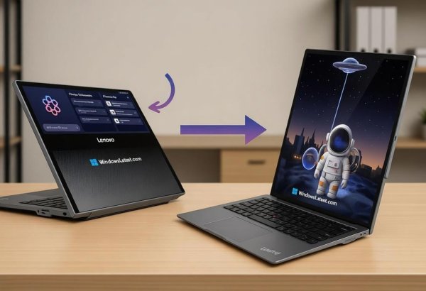 “Lenovo” iki ekranlı noutbuk yaradıb