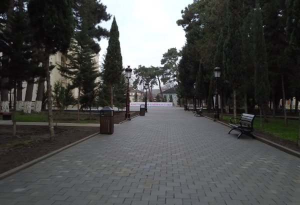 Xudat şəhərində Heydər Əliyev adına mədəniyyət və istirahət parkı əsaslı təmirdən sonra istifadəyə verilib (FOTO)