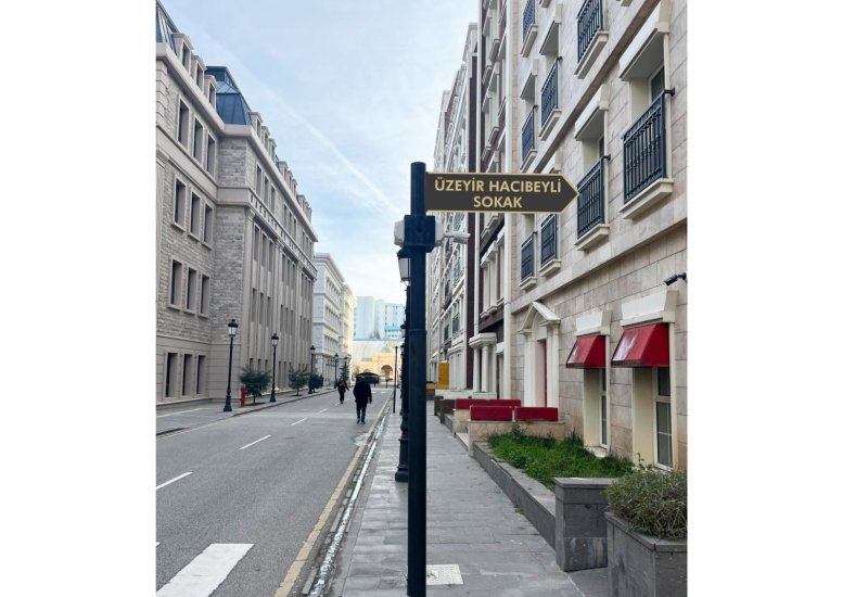 Ankarada küçələrdən birinə Üzeyir Hacıbəylinin adı verilib (FOTO)