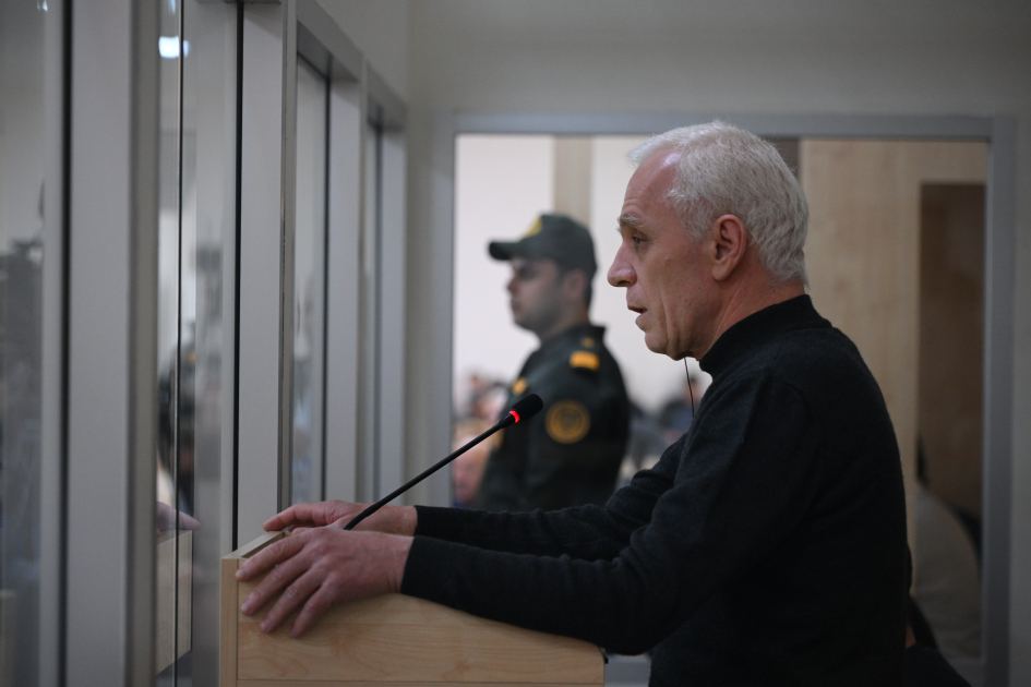 Ermənistan vətəndaşlarının məhkəməsi təqsirləndirilən şəxslərin son söz çıxışları ilə davam etdirilib (FOTO)