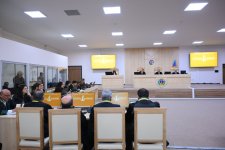 Ermənistan vətəndaşlarının məhkəməsi təqsirləndirilən şəxslərin son söz çıxışları ilə davam etdirilib (FOTO)