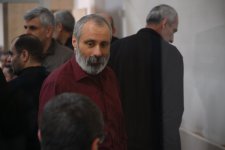 Ermənistan vətəndaşlarının məhkəməsi təqsirləndirilən şəxslərin son söz çıxışları ilə davam etdirilib (FOTO)