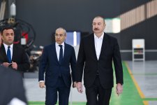 Prezident İlham Əliyev Ağdamda metal elektrik dirəklərinin istehsalı müəssisəsinin açılışında iştirak edib (FOTO)