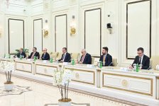 Sahibə Qafarova Türkiyənin Vitse-prezidenti Cevdet Yılmazla görüşüb (FOTO)