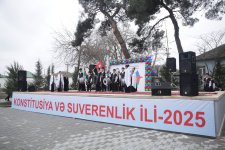 Xudat şəhərində Heydər Əliyev adına mədəniyyət və istirahət parkı əsaslı təmirdən sonra istifadəyə verilib (FOTO)