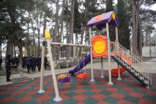 Xudat şəhərində Heydər Əliyev adına mədəniyyət və istirahət parkı əsaslı təmirdən sonra istifadəyə verilib (FOTO)