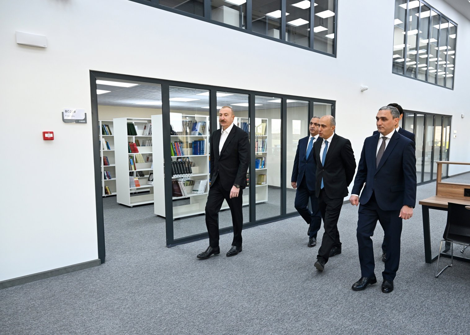 Prezident İlham Əliyev Qarabağ Universitetinin Biznes və iqtisadiyyat fakültəsinin binasının açılışında iştirak edib (FOTO)
