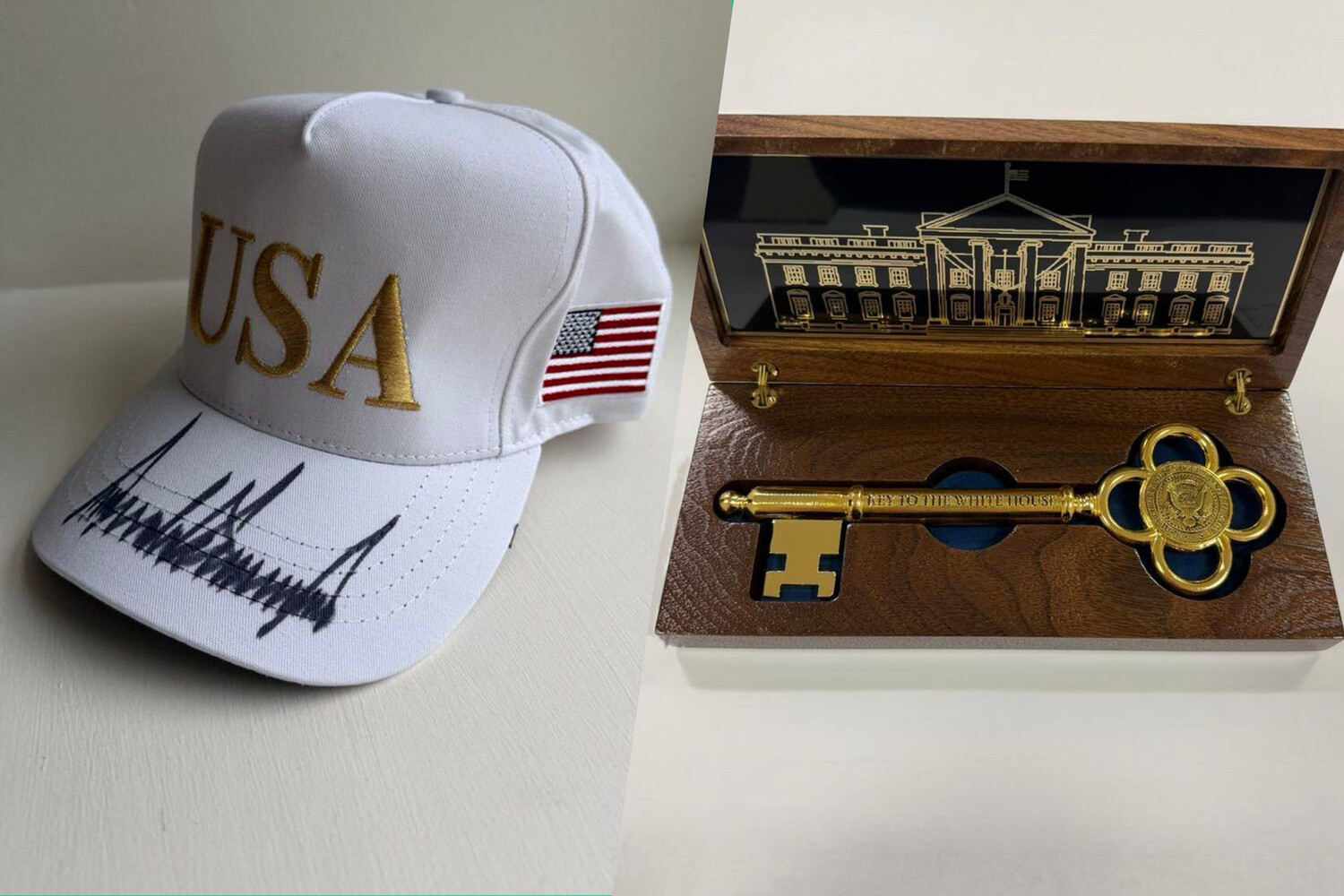 Tramp Tokayevə Ağ Evin açarını hədiyyə edib (FOTO)