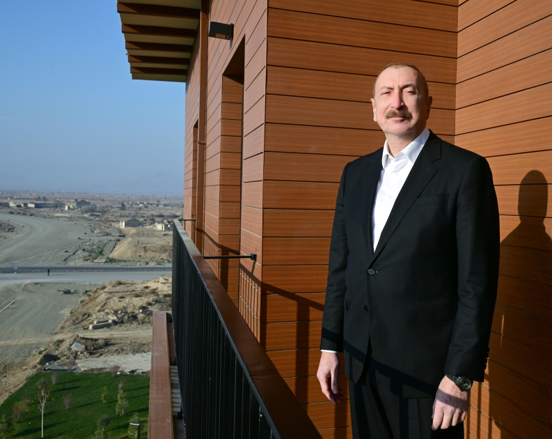 Prezidenti İlham Əliyev Ağdam şəhərində “Hilton Garden Inn Agdam” hotelinin açılışında iştirak edib (FOTO)