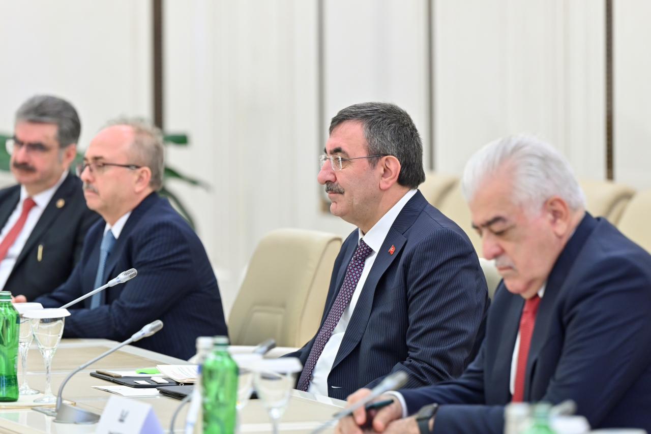 Sahibə Qafarova Türkiyənin Vitse-prezidenti Cevdet Yılmazla görüşüb (FOTO)