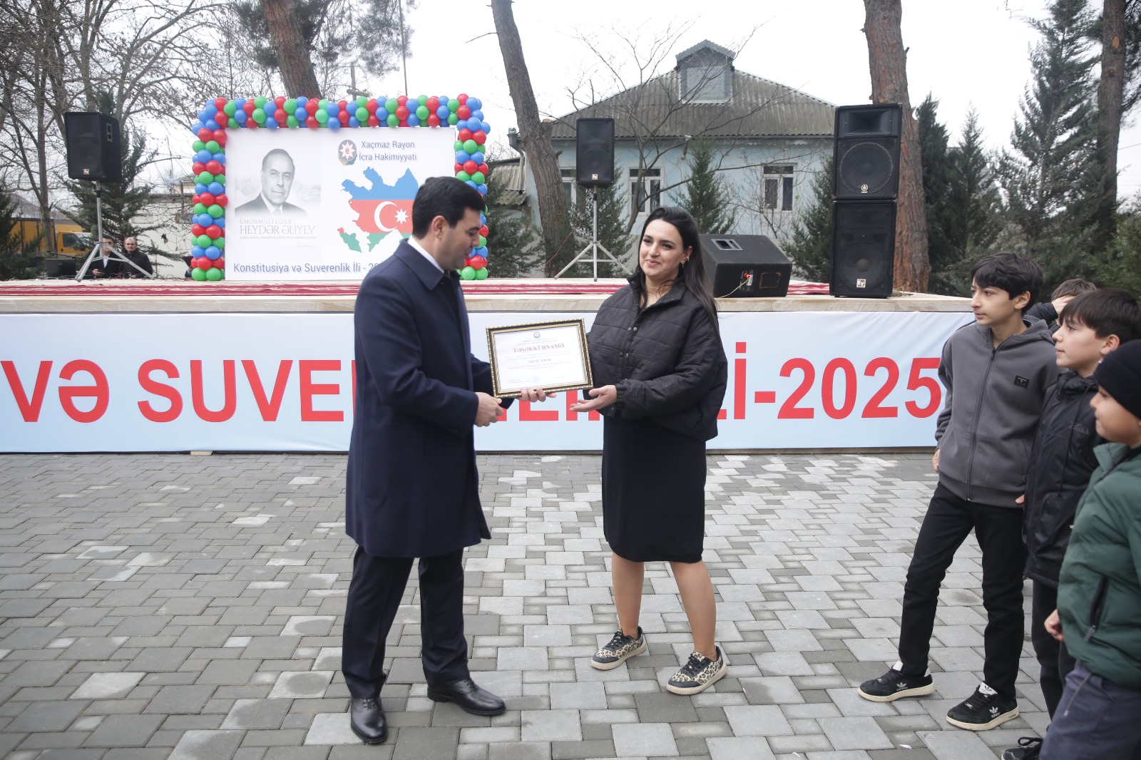 Xudat şəhərində Heydər Əliyev adına mədəniyyət və istirahət parkı əsaslı təmirdən sonra istifadəyə verilib (FOTO)