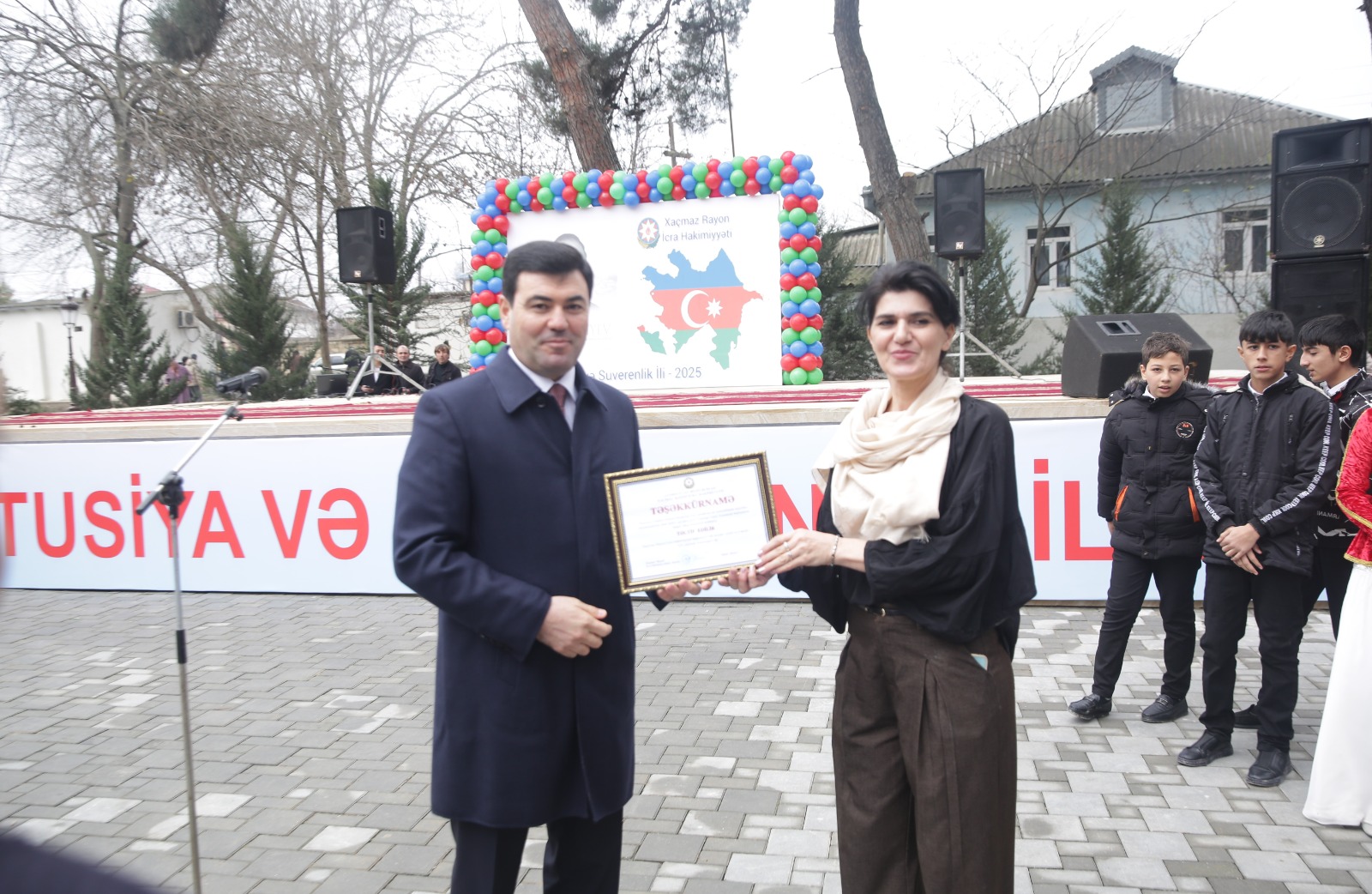 Xudat şəhərində Heydər Əliyev adına mədəniyyət və istirahət parkı əsaslı təmirdən sonra istifadəyə verilib (FOTO)