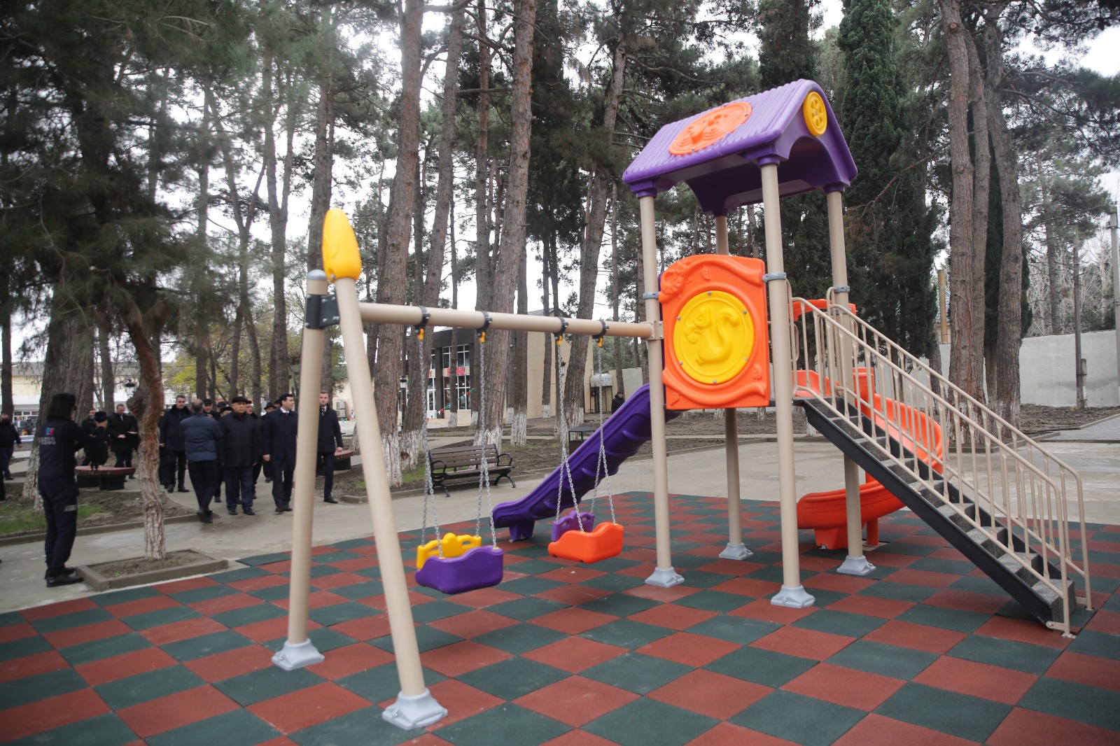 Xudat şəhərində Heydər Əliyev adına mədəniyyət və istirahət parkı əsaslı təmirdən sonra istifadəyə verilib (FOTO)