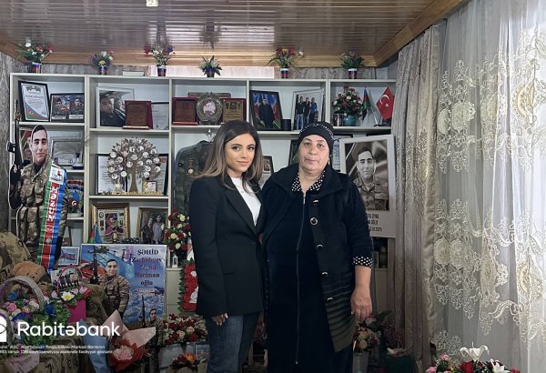 Rabitəbank Ramazan bayramı ərəfəsində şəhid ailələrini ziyarət edib