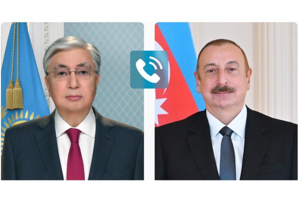 Kasım-Jomart Tokayev Prezident İlham Əliyevə zəng edib