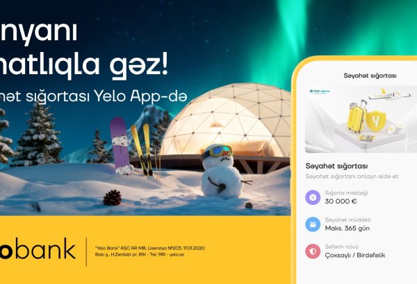 Səyahətə hazırlaşanlar üçün Yelo App-də rahat həllər!
