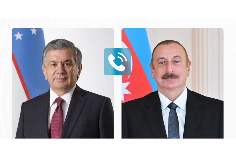 Şavkat Mirziyoyev Prezident İlham Əliyevə zəng edib