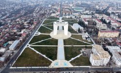 Prezident İlham Əliyev və Birinci xanım Mehriban Əliyeva Xankəndi şəhərində Zəfər parkının açılışında iştirak ediblər (FOTO/VİDEO) (YENİLƏNİB)