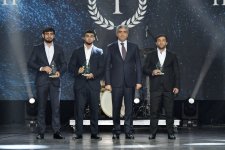 Heydər Əliyev Fondunun vitse-prezidenti Leyla Əliyeva və Bakı Media Mərkəzinin rəhbəri Arzu Əliyeva ilin idman yekunları ilə bağlı qala mərasimində iştirak ediblər (FOTO)