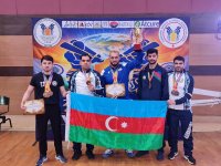 Azərbaycan güləşçiləri Dünya Kubokunda üçüncü yeri tutublar (FOTO)