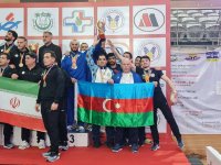 Azərbaycan güləşçiləri Dünya Kubokunda üçüncü yeri tutublar (FOTO)