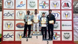 Azərbaycan güləşçiləri Dünya Kubokunda üçüncü yeri tutublar (FOTO)