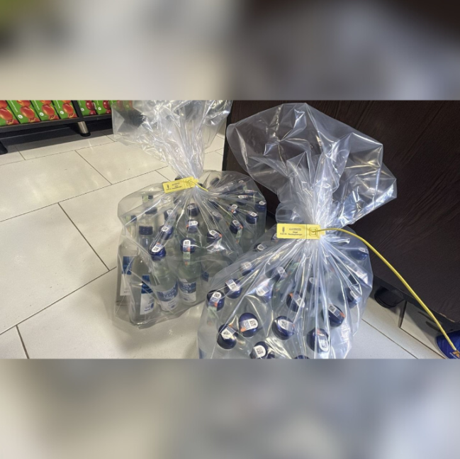 Saxta alkoqollu içki satan marketlər aşkarlanıb (FOTO)