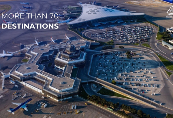 Qış mövsümündə Heydər Əliyev Beynəlxalq Aeroportundan 70-dən çox istiqamətə uçuşlar həyata keçirilir