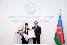 Mədəniyyət xadimlərinə dövlət təltifləri təqdim olunub (FOTO)