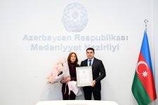 Mədəniyyət xadimlərinə dövlət təltifləri təqdim olunub (FOTO)