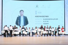 Leyla Əliyeva və Alena Əliyeva Uşaq İncəsənət Festivalının yekun mükafatlandırma mərasimində iştirak ediblər (FOTO)