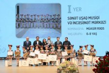 Leyla Əliyeva və Alena Əliyeva Uşaq İncəsənət Festivalının yekun mükafatlandırma mərasimində iştirak ediblər (FOTO)