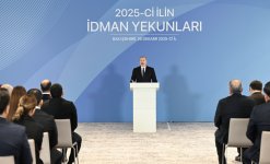 Prezident İlham Əliyev 2025-ci ilin idman yekunlarına həsr olunan mərasimdə iştirak edib (FOTO/VİDEO) (YENİLƏNİB)