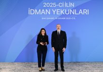 Prezident İlham Əliyev 2025-ci ilin idman yekunlarına həsr olunan mərasimdə iştirak edib (FOTO/VİDEO) (YENİLƏNİB)