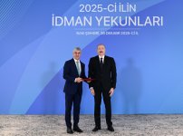 Prezident İlham Əliyev 2025-ci ilin idman yekunlarına həsr olunan mərasimdə iştirak edib (FOTO/VİDEO) (YENİLƏNİB)