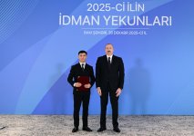 Prezident İlham Əliyev 2025-ci ilin idman yekunlarına həsr olunan mərasimdə iştirak edib (FOTO/VİDEO) (YENİLƏNİB)