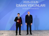Prezident İlham Əliyev 2025-ci ilin idman yekunlarına həsr olunan mərasimdə iştirak edib (FOTO/VİDEO) (YENİLƏNİB)
